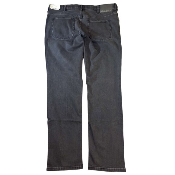 Eddie Bauer Mens Voyager Flex Jeans 2.0 Slim Fit Straight Leg 40x32 Faded Black - Picture 1 of 6